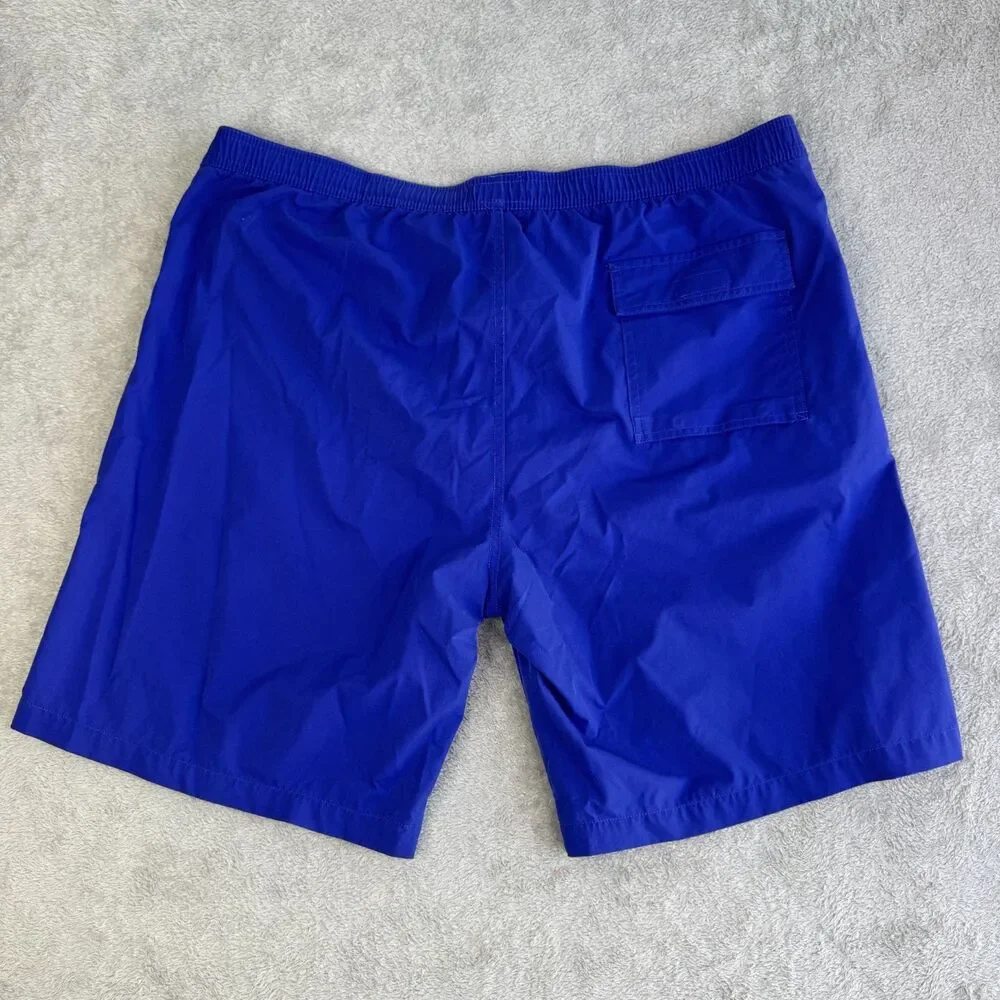 Psycho Bunny Swim Shorts Men's 3XL Blue Mesh Lined Surfing Logo Drawstring Waist
